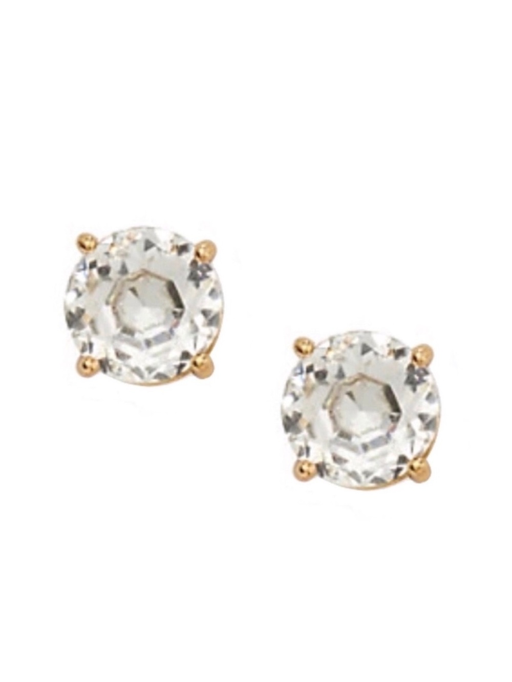 Kate Spade Crystal Gumdrop Earrings - Gold